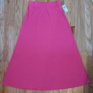 Fuschia Flare Pink Maxi Skirt Size M
